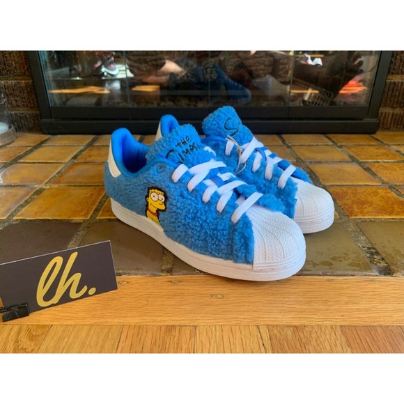 Size 5y/6.5w Adidas The Simpsons “Marge” Superstar Athletic Sneakers GZ1774 - Picture 4 of 6